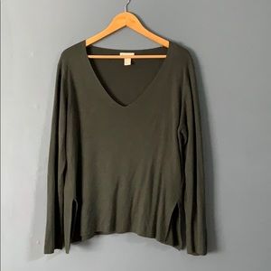H&M Green Oversized Sweater L